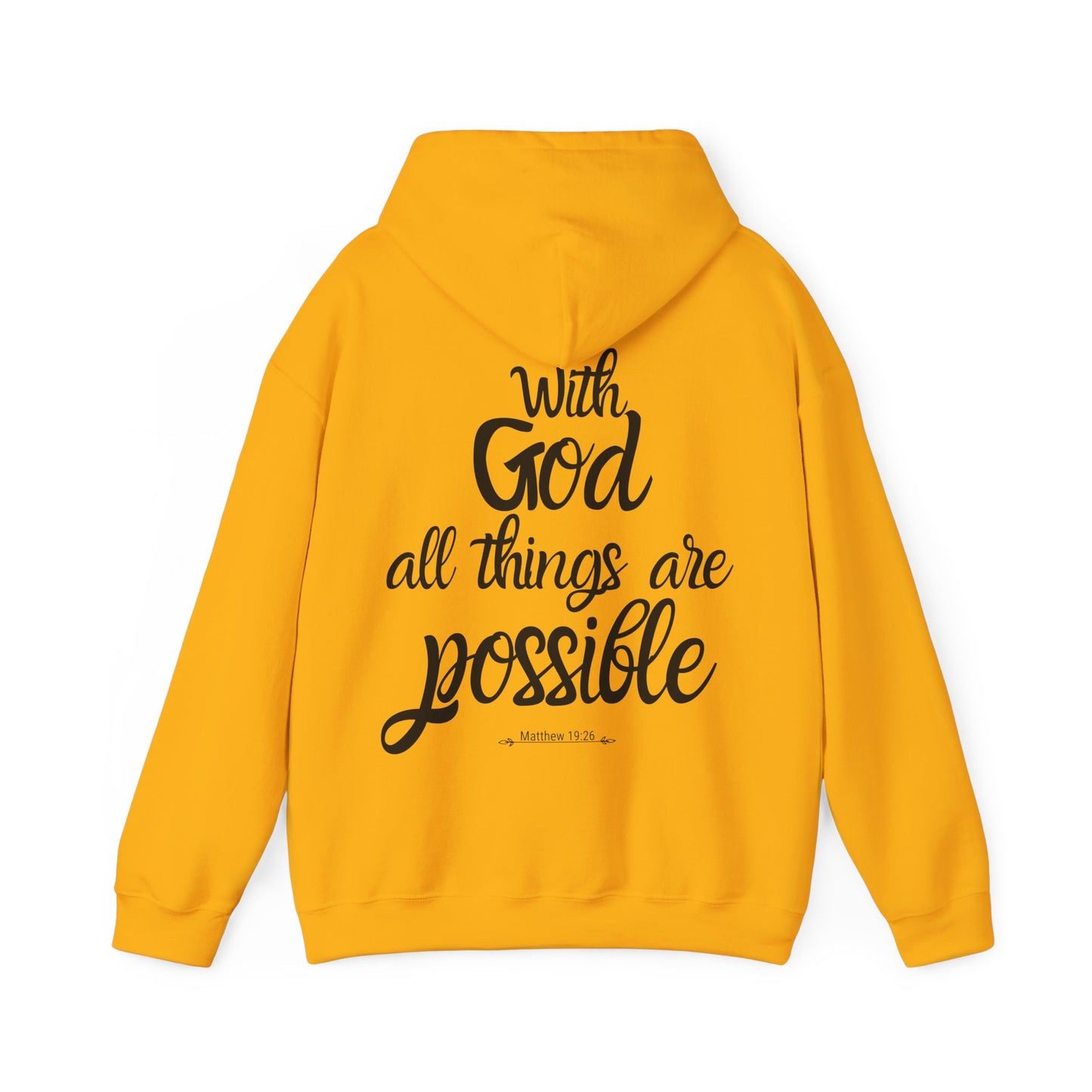 With God all things are possible - Matthew 19:26