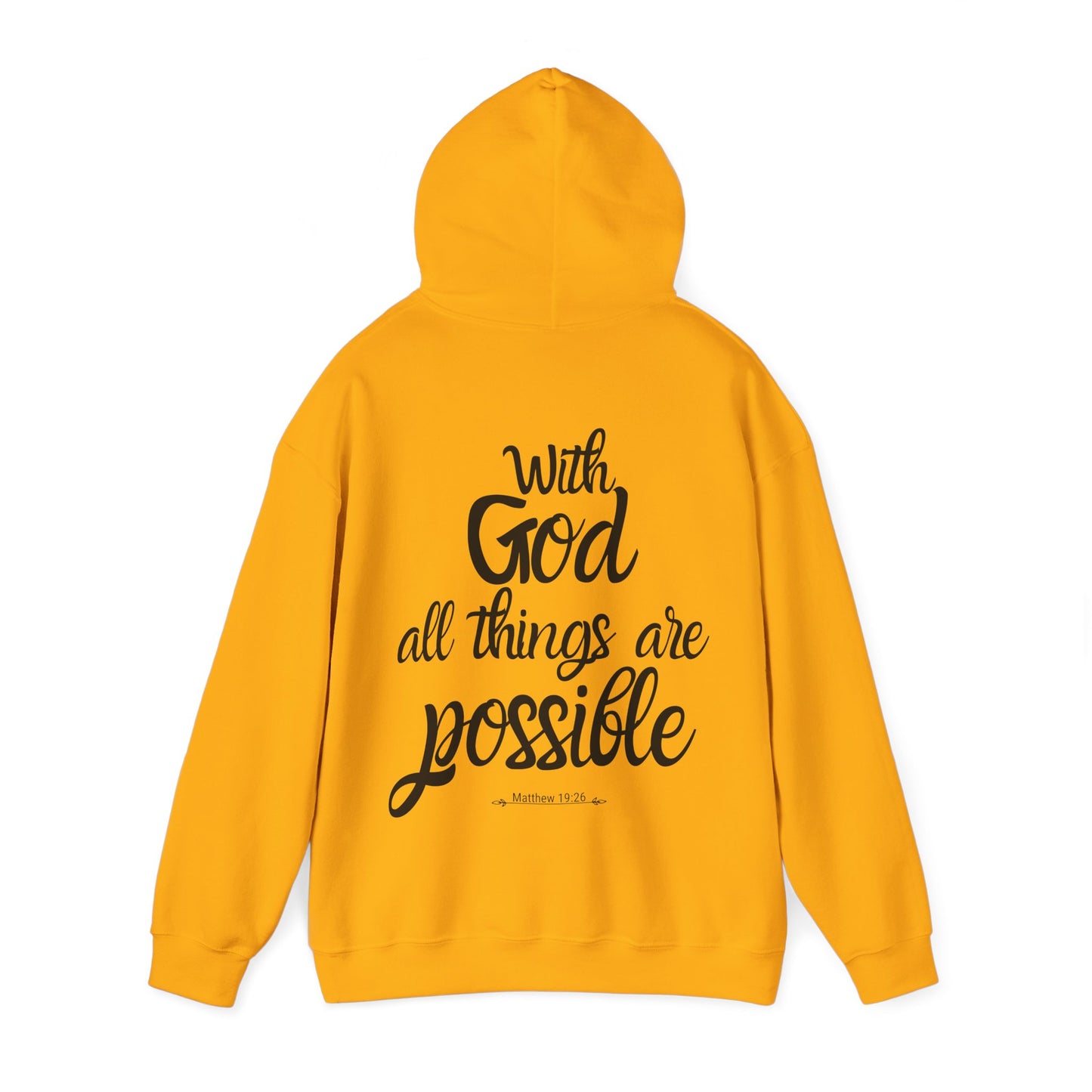 With God all things are possible - Matthew 19:26