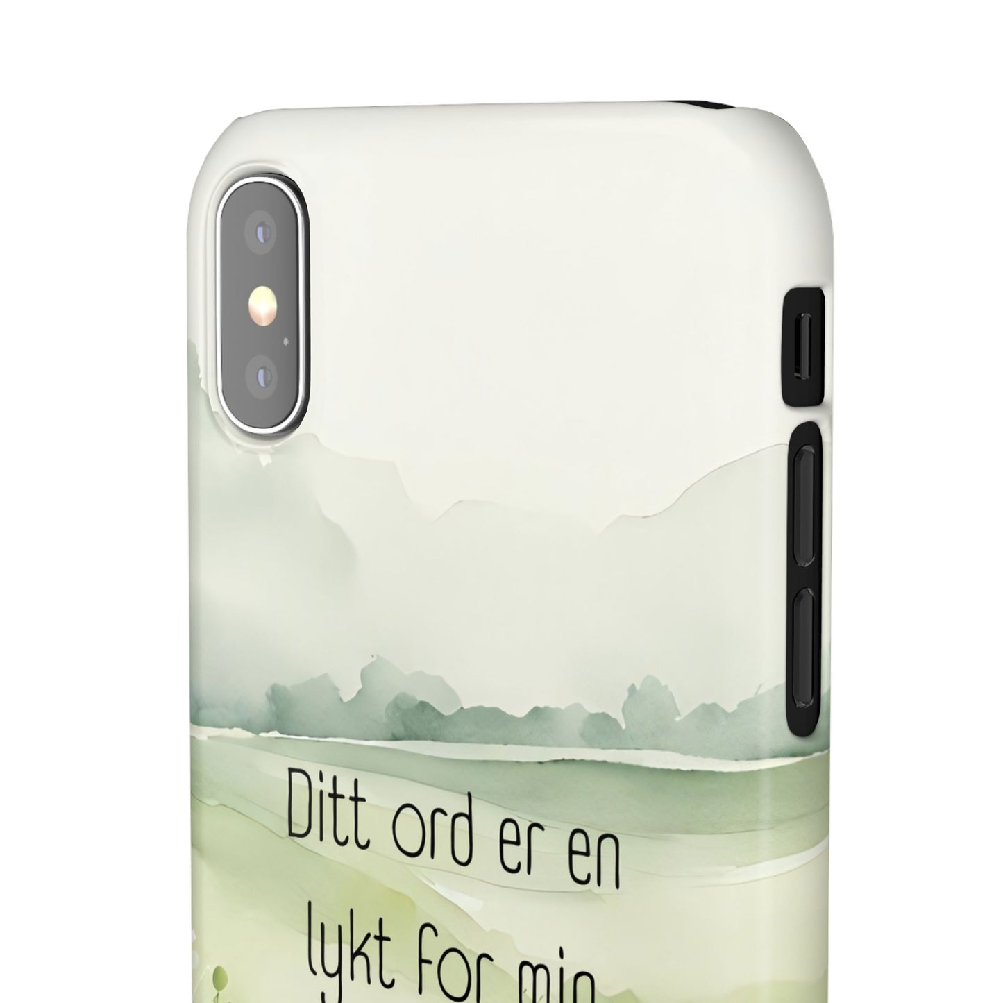 Ditt ord er en lykt for min fot og et lys for min sti. - Salme 119,105 - Mobiledeksel