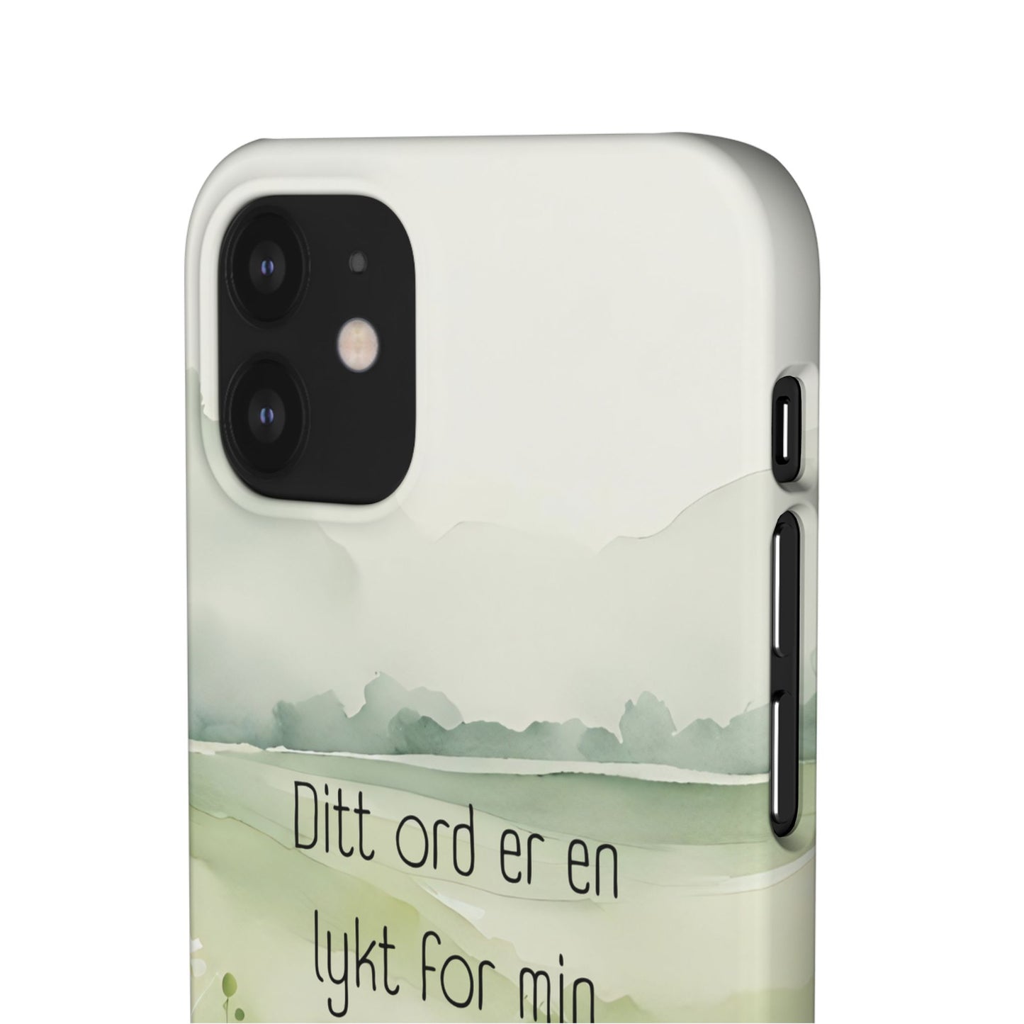 Ditt ord er en lykt for min fot og et lys for min sti. - Salme 119,105 - Mobiledeksel