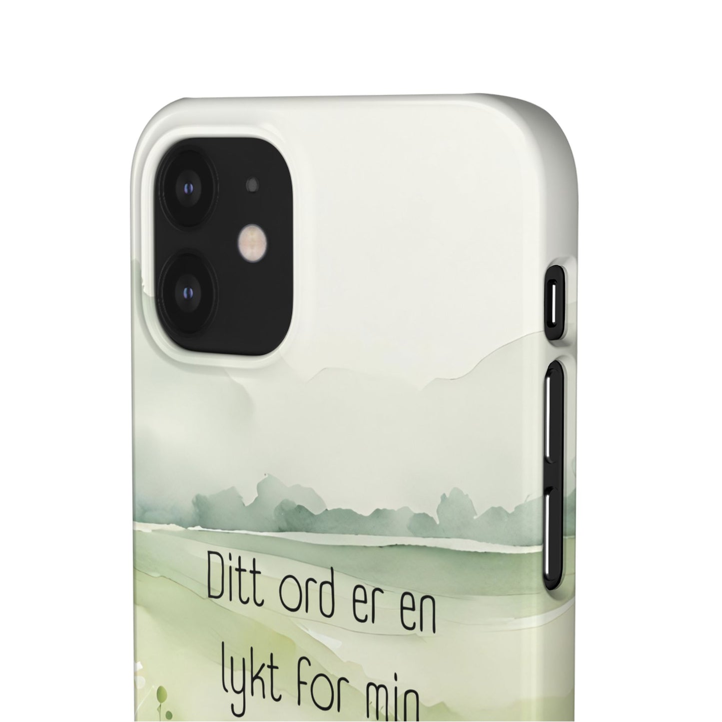 Ditt ord er en lykt for min fot og et lys for min sti. - Salme 119,105 - Mobiledeksel